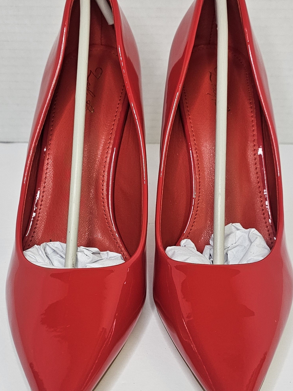 Zody Boer Bright Red Party Shoes.  Size 7 New With Box